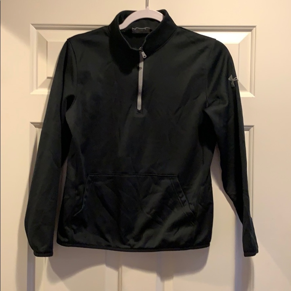 Under Armour Youth XL quarter zip black jacket.​​​​​​​​​​​​​​​​​​​​​​